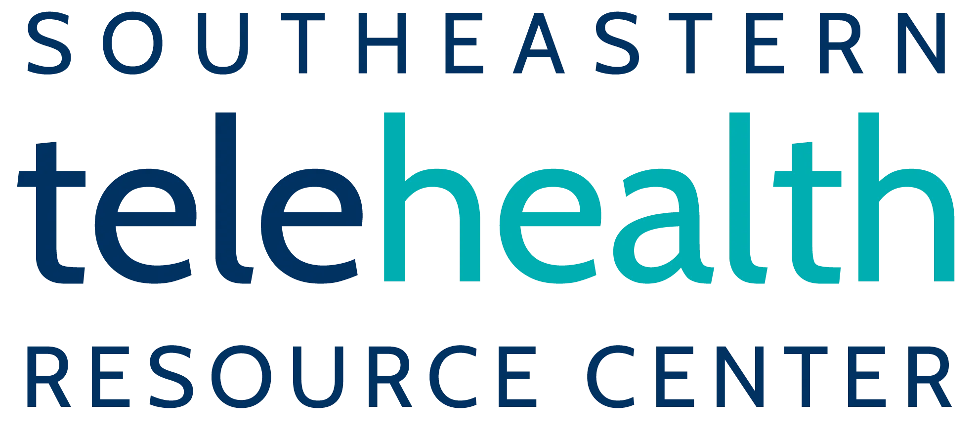 Logo reading "Southeastern Telehealth Resource Center" in blue and teal text.